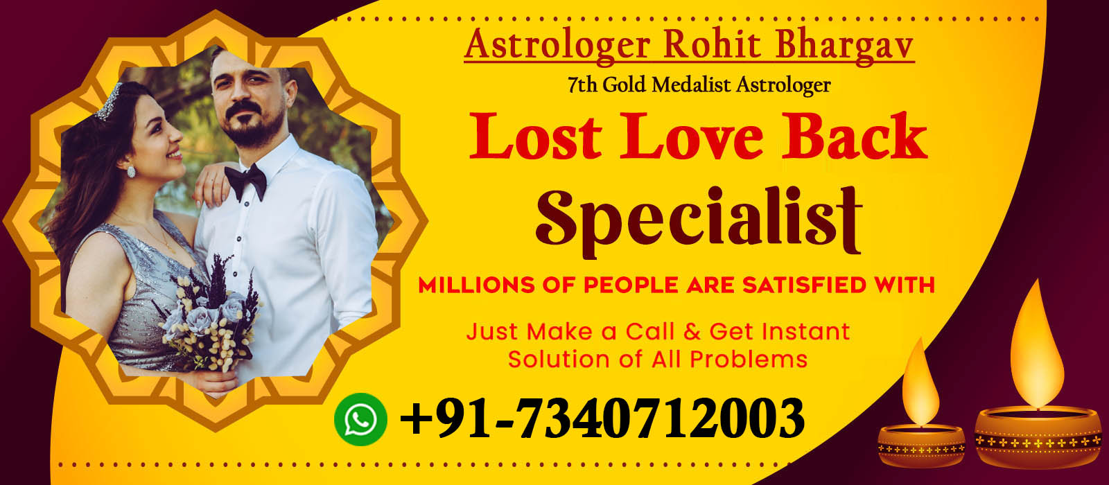 Lost Love Back Specialist Astrologer Rohit Bhargav