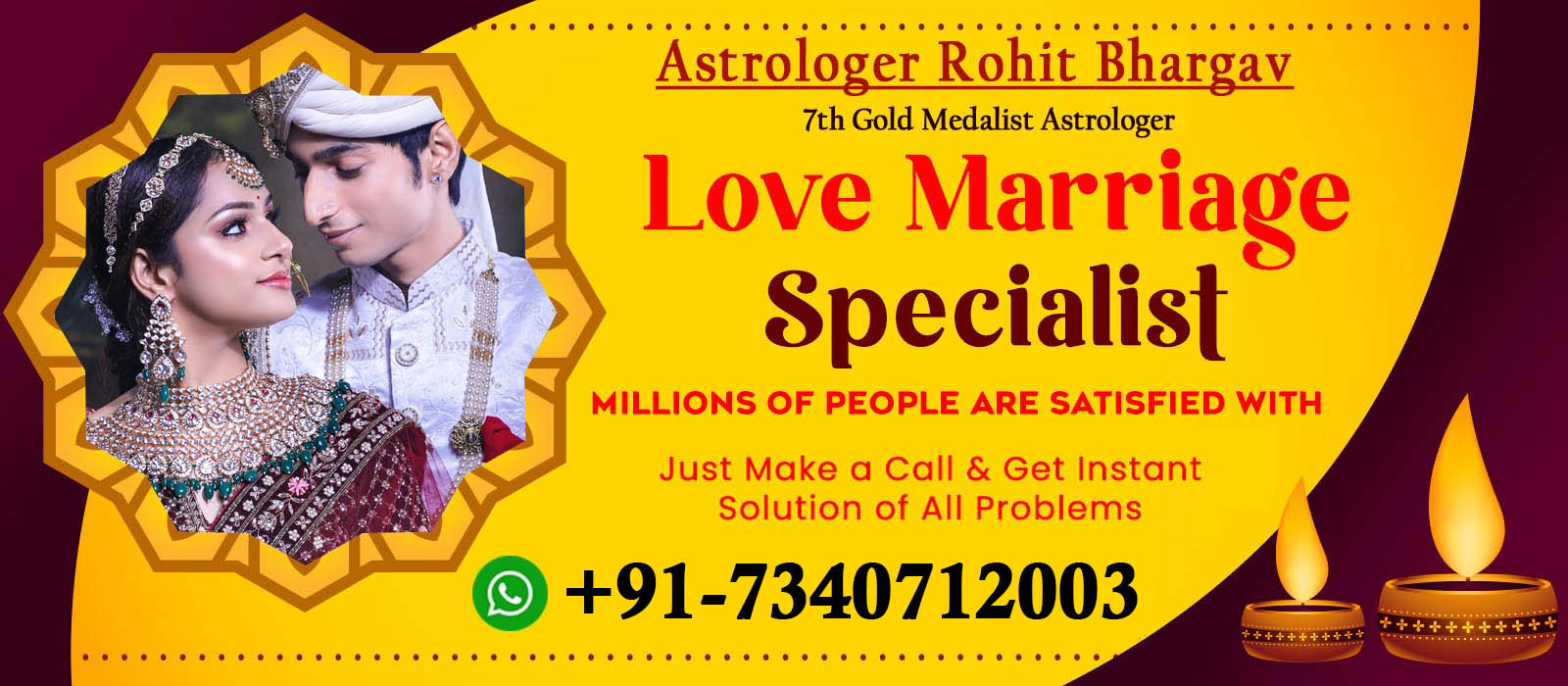 Love Marriage Problem Solution Astrologer Rohit Bhargav